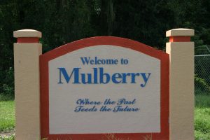 Mulberry - Welcome Sign