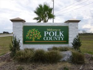 Polk County - Welcome Sign