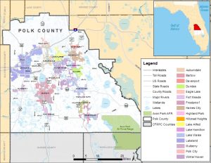 Polk County Location Map - CFRPC