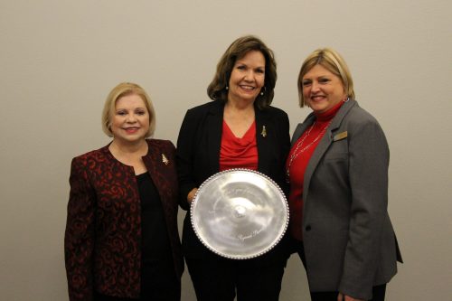 Kathy Hall honored at the December 2021 Council Meeting